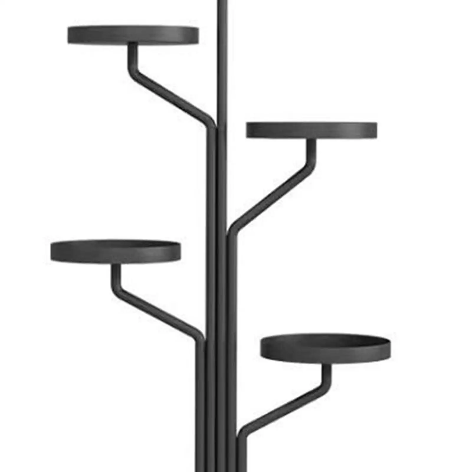 Iron Plant Stand with Wheels Plants Shelf Creative Flower Stand Plant Display Rack for Home Balcony Garden Indoor Outdoor Patio