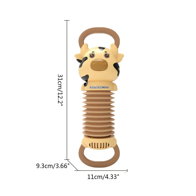 من أجل لعبة الأكورديون التعليمية للأطفال من البقرة الإبداعية، آلة موسيقية للأطفال