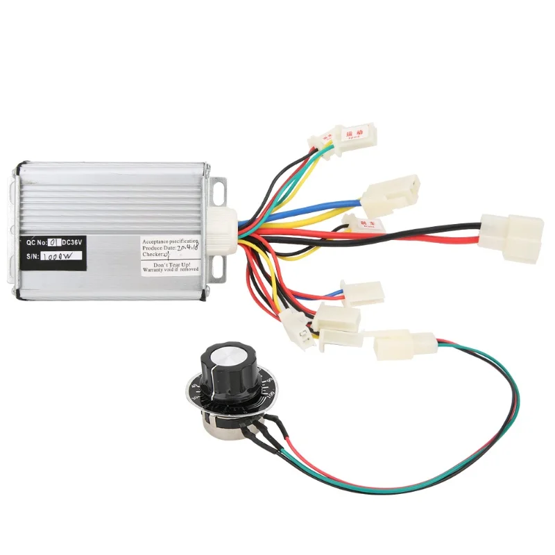 

Aluminum 36V 1000W Brush Controller Positioning Rotation Switch Kit For Electric Bike