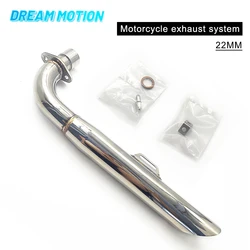 Exhaust system Tube Motorcycle Exhaust Pipe 22mm For DAX/Charlie/Gorilla/Little Angel/Little Golden Boy accessories