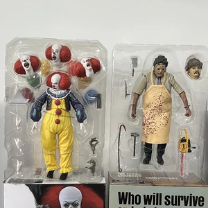 Neca Pennywise Leatherface Action Figure, Joker Stephen King Clown Ultimate Horror Toy Doll, Model Birthday Gift 8 Main Sales Doll Terror - №6