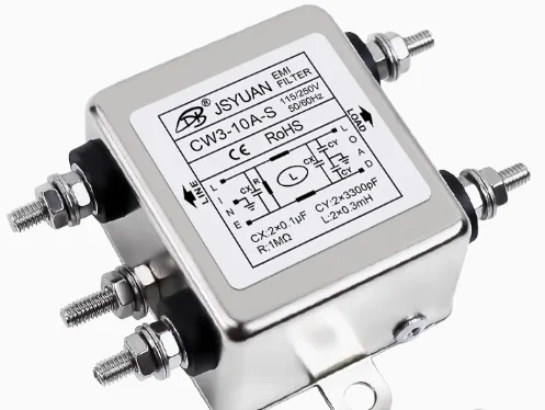 CW3-10A-S фильтр питания переменного тока 220 В с защитой от помех, аудиоочиститель с цепью электромагнитных помех CW3