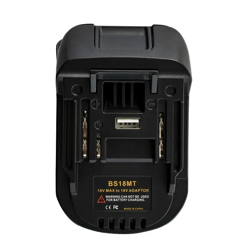 BS18MT Battery Adapter for Bosch 18V Li-Ion Batteries Converts Them Into Batteries Suitable for Use with Makita 18V Power Tools