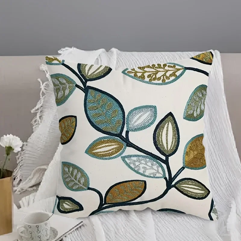 Multicolor Printed Cushion Covers Sofa Zipper Square Seafood Pillowcase Chair Double-Sided Pillow Covers Home Sofa Decortions