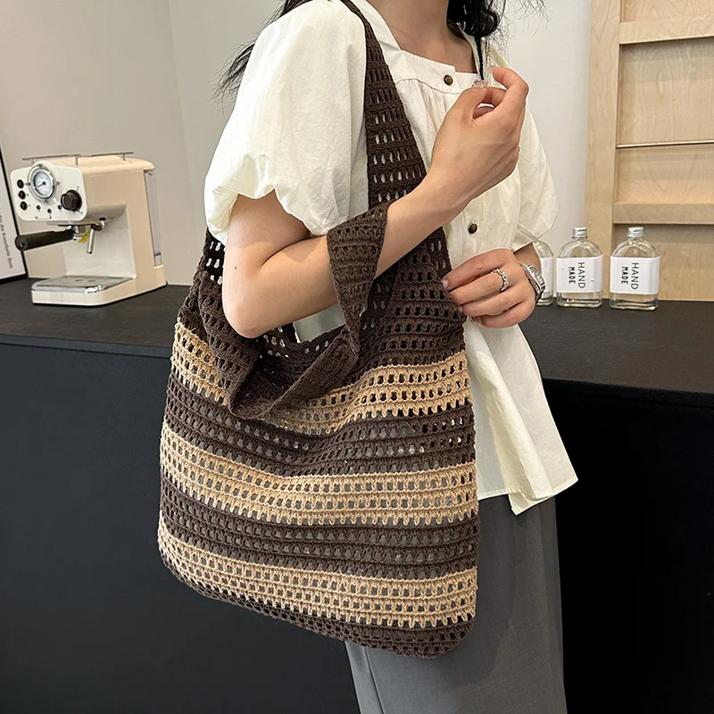 Simple Yet Stylish Large Capacity Diaper Bags For Women High-End Leather Commuter Bag Minimalist Classic Shoulder Bag
