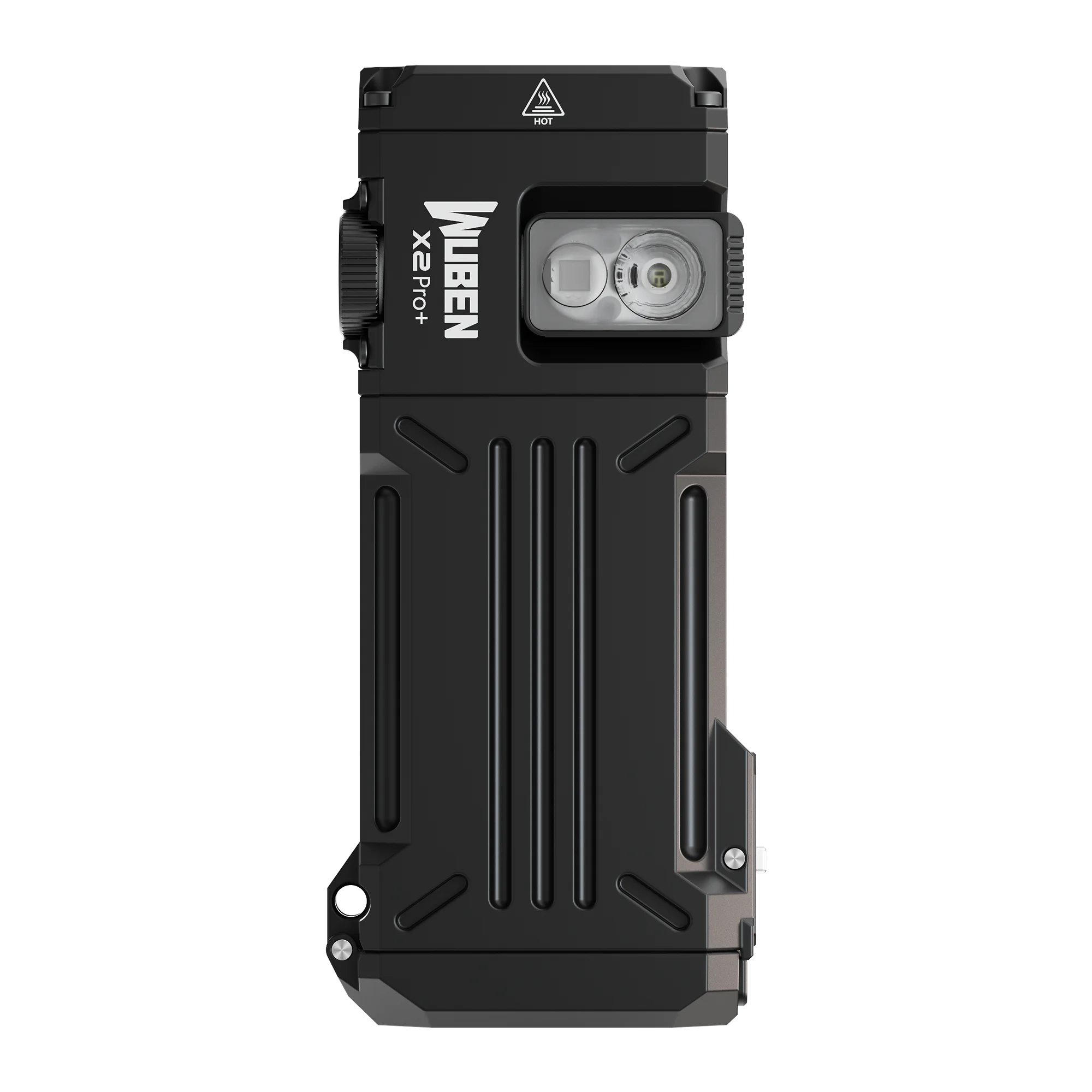 WUBEN X2 PRO+ Type-C oplaadbare EDC-zaklamp 1500 lumen met 2 * 920 mAh batterijzakclip en magnetische staartlamp