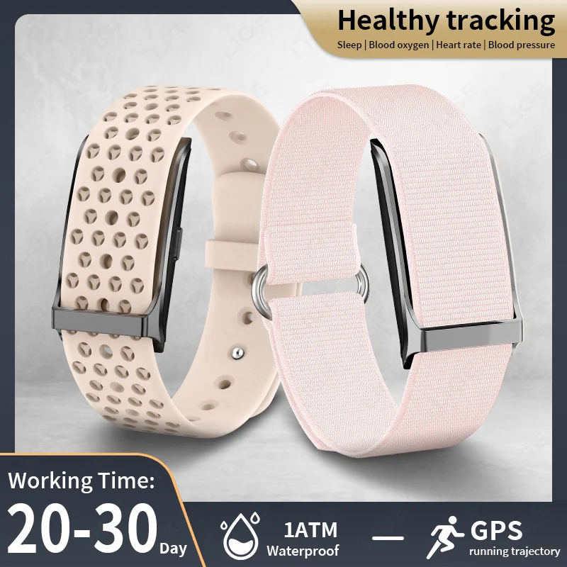 

Смарт-часы без экрана для мужчин 2026, популярный смарт-браслет для женщин, умные часы с пульсометром и сна, водонепроницаемый браслет, спортивный фитнес-трекер