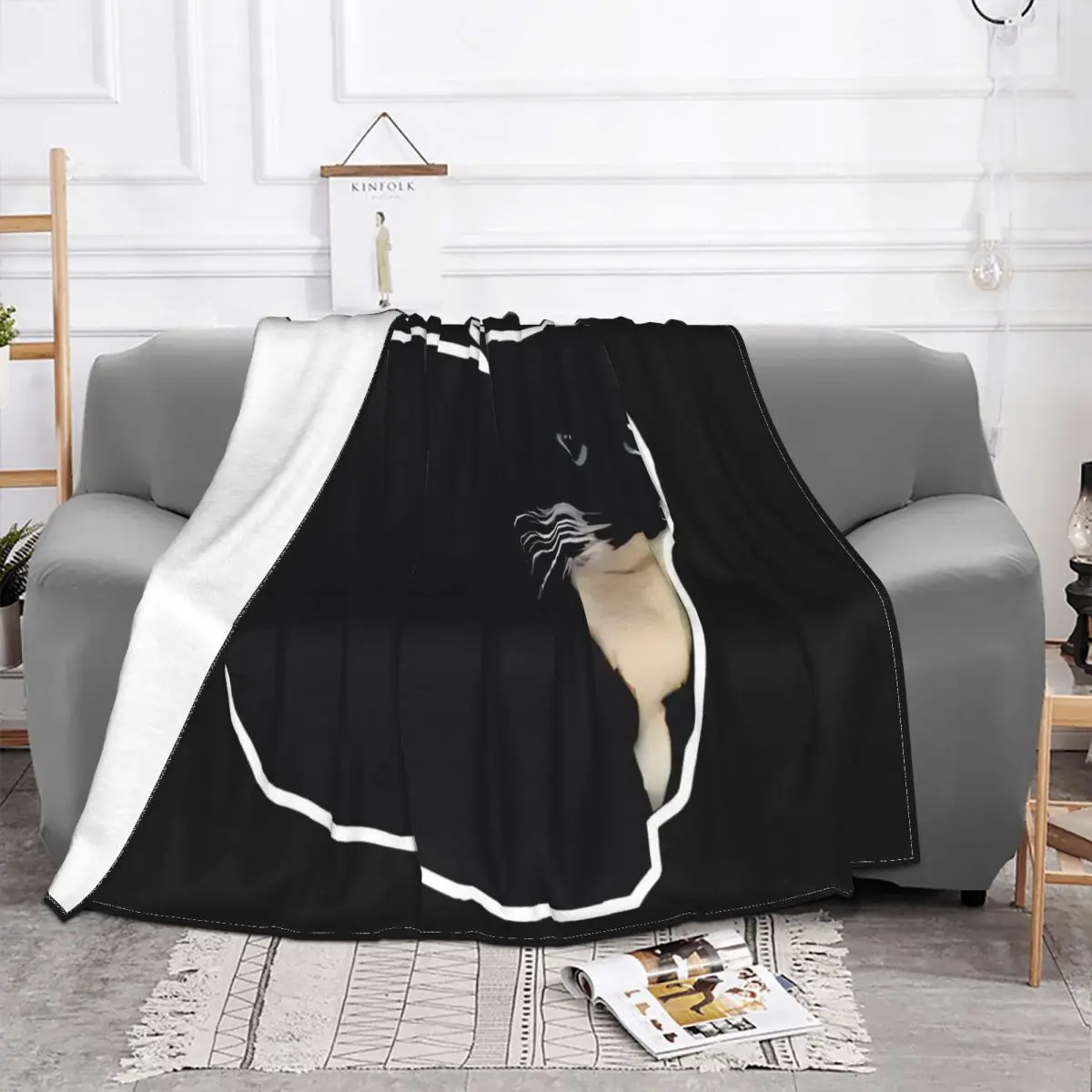 Dark Spinning Cat Meme Maxwell The Cat Meme Home Knee Blanket Couple Blankets Winter Warm Blanket Throw Blanket