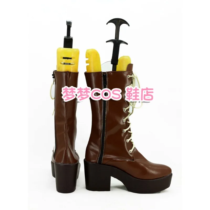 Takamaki Ann Cosplay Shoes Boots Anime PANTHER Girl's School Carnival Party Anne Takamaki JK Boots