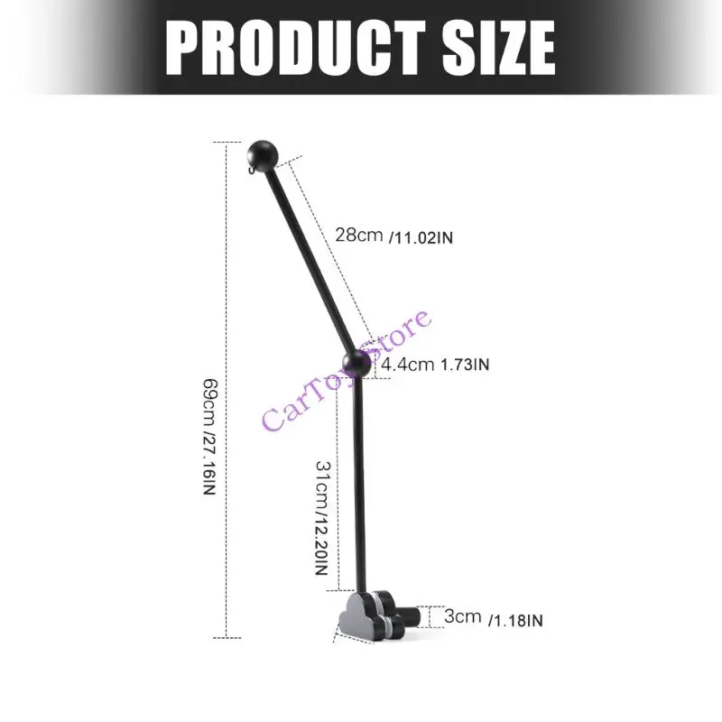 

Sturdy Infant Bed Mobile Stand Promotes Visual Development Safe Arm Bracket For Newborns Toddler Bed Hanging Rattle