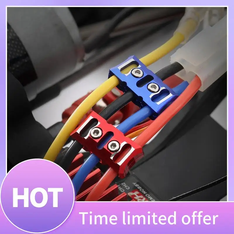 B68A 12AWG ESC Motor Cable Manager Wire Fixed Clamp Buckle Prevent Tangled Line Clip Tool For RC Model Car Boat Drone