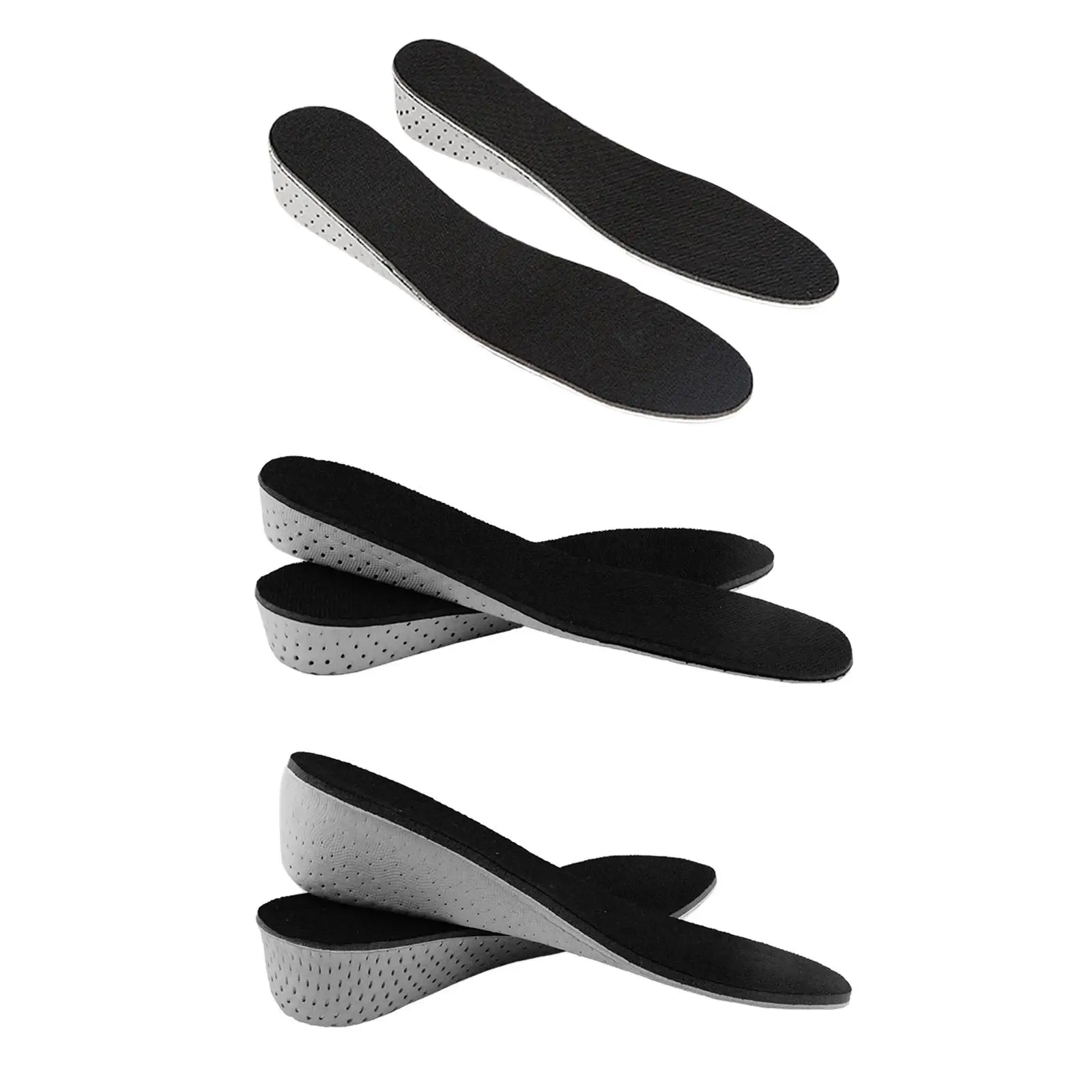 Breathable EVA Height Increase Insoles for Men Women Shock Absorption Cushion Pads Comfortable Heel Lift Inserts for Casual