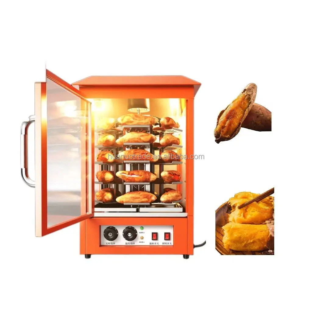 Commercial Electric Heating Non-Smoking Fully Automatic Sweet Potato And  Roasting Oven