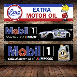60X240cm Banner Smarts M-Mobils Flag Polyester Printed Garage Wall Art Outdoor Decorations Tapestry With Brass Grommets