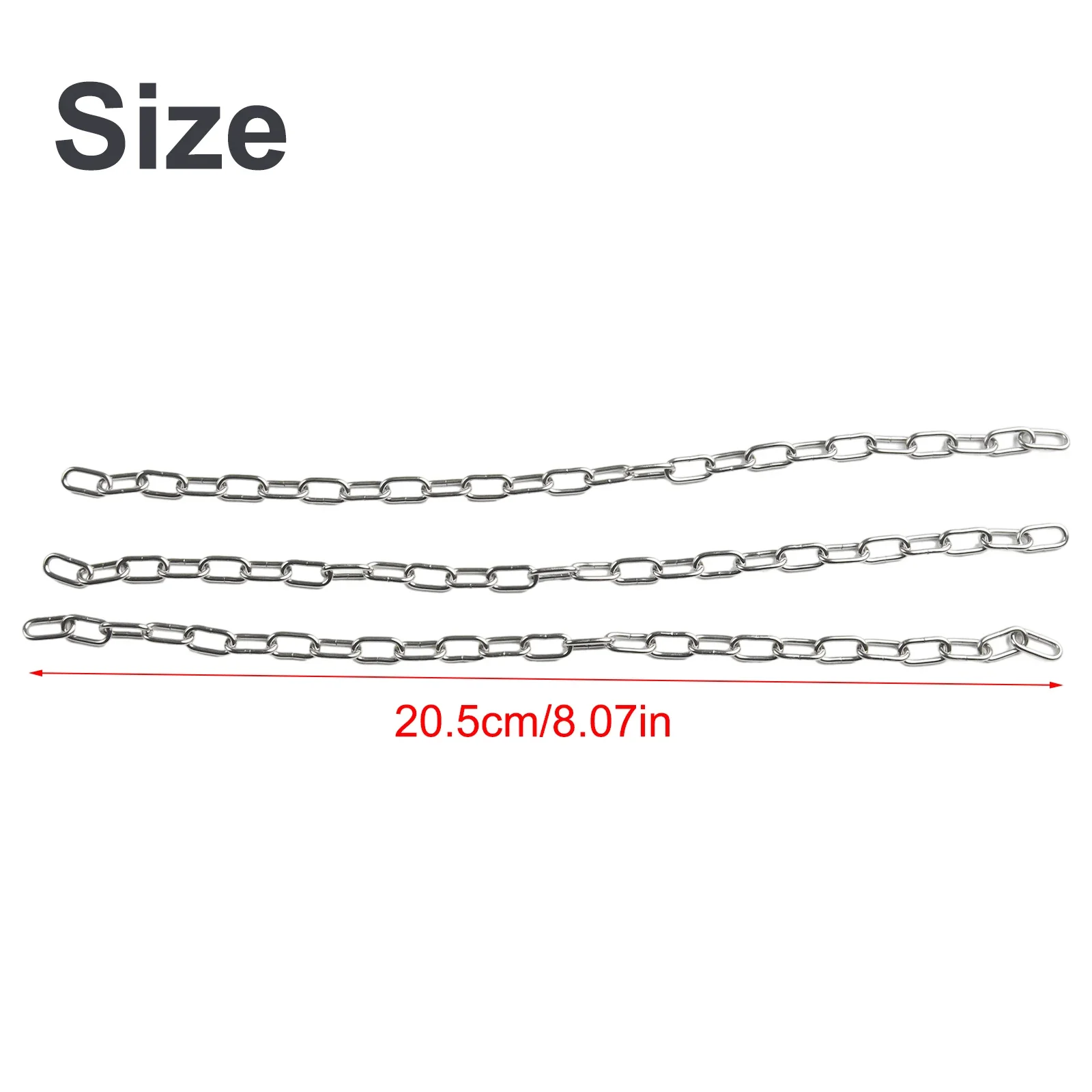 Accessories Chain 25*1.5cm Handle Chain Lift Chain Replacement Stainless Steel Toilet Toilet Flapper Practical