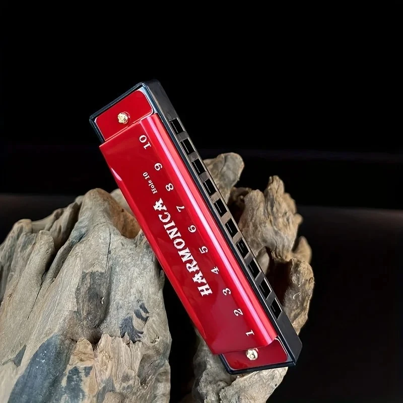 10-Hole Diatonic Harmonica Key of C with Case product image