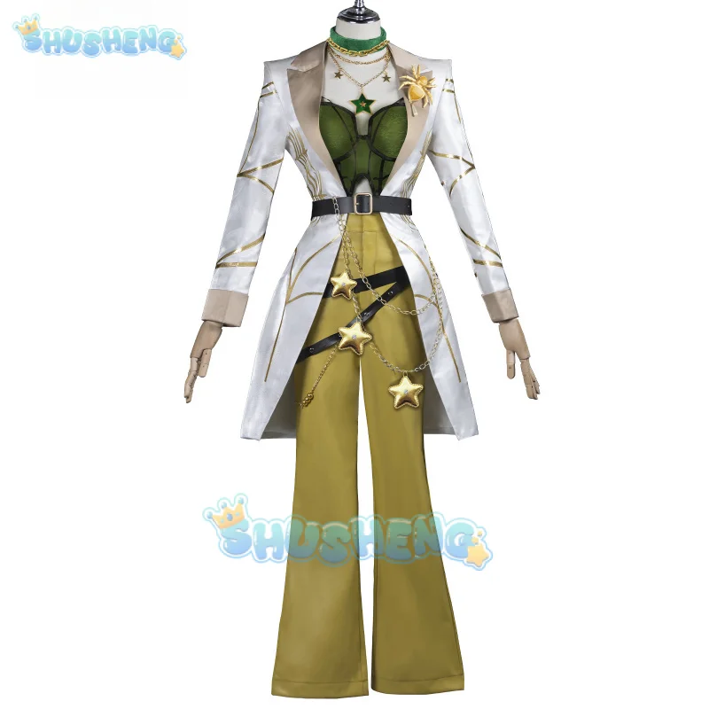 الهوية الخامس ديمي بوربون Barmaid Proofreader الجلد لعبة البدلة خمر أزياء تأثيري حلي حفلة الهالوين الزي