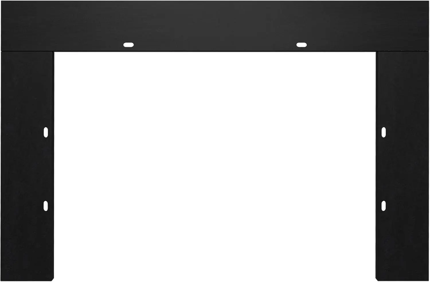 Kit di rivestimento per inserti per caminetto elettrico per inserti elettrici per caminetto da 40 pollici, piastre di costruzione in metallo, Black-B09R2114SG