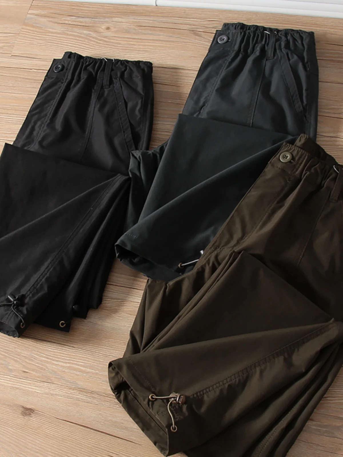 

Уличная ветрозащитная водонепроницаемая летняя рабочая одежда, брюки, повседневные брюки, молодежные активные брюки, свободный крой, длинные дышащие брюки