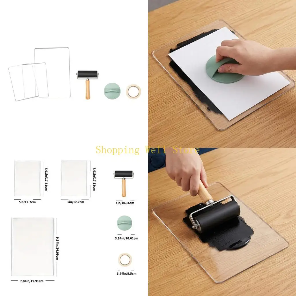 

KX4B Sturdy Printing Plate Set With Accessories For Crafting