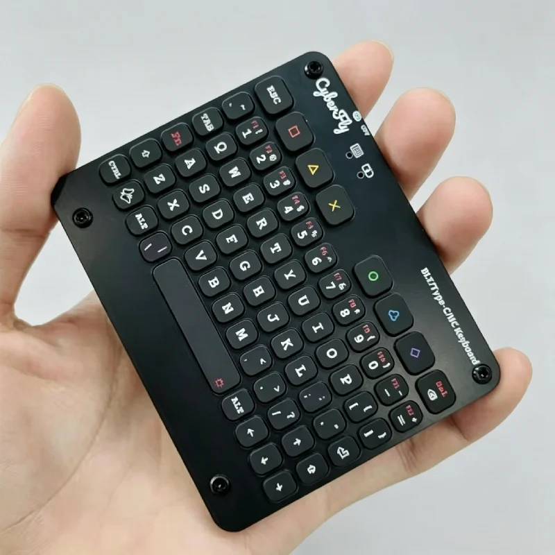 Cyberfly Wireless Mini Keyboard With Acceleration Sensor Rgb Bluetooth/wired 69key For Diy Silicone Keyboard Project Enthusiasts