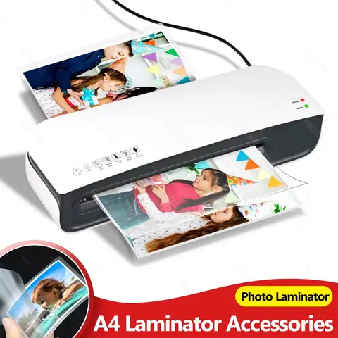 A4 Laminator Machine or Photo Laminating Accessories Set Film Binder Hole&Corner Punch Paper Cutter A5 4R 3R 2R