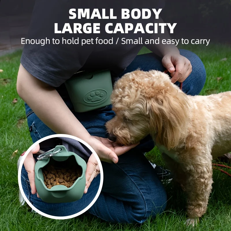 Hands-Free Waist Pack for Pet Treats, Ideal Outdoor Bag for Dog Training, Walking and Feeding