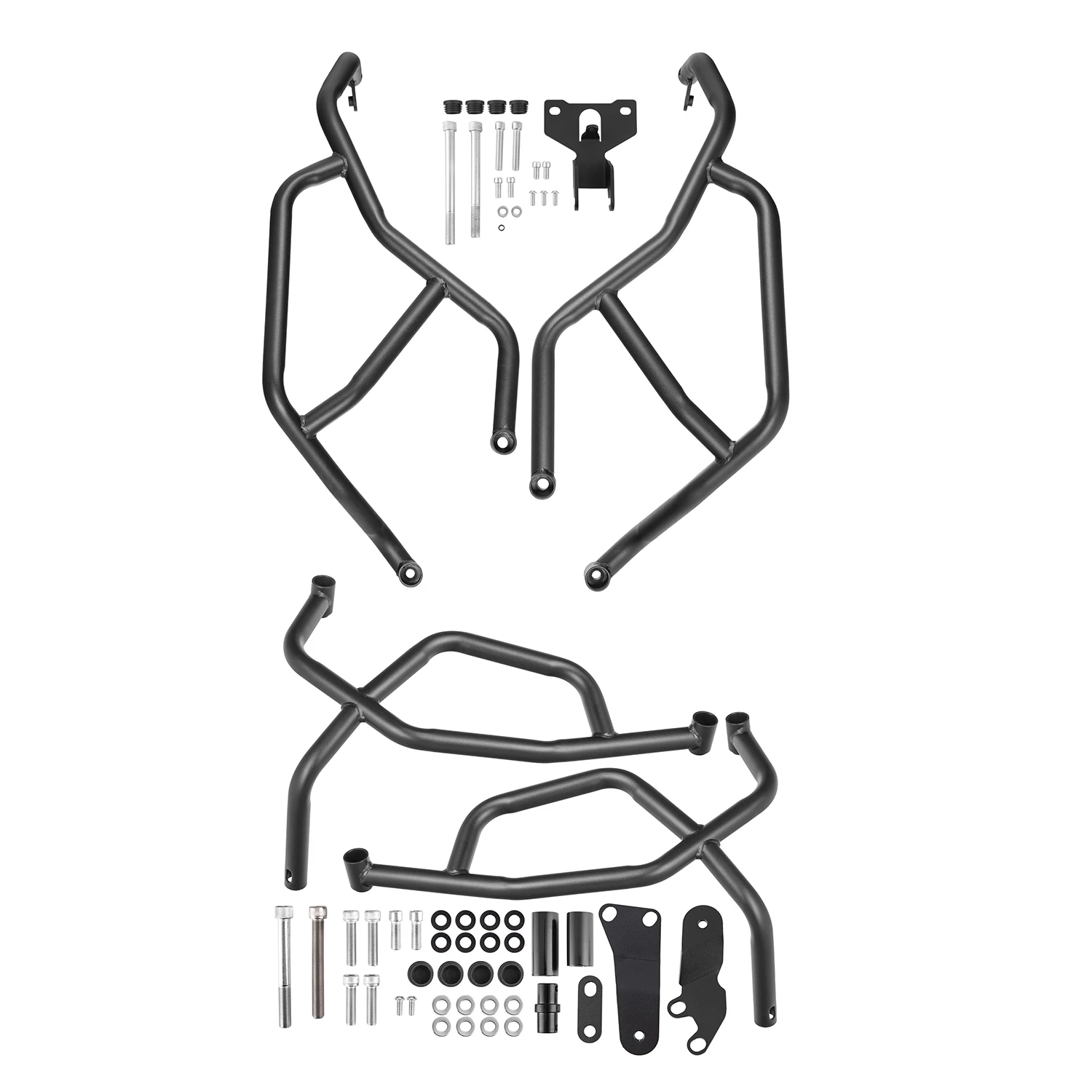 Motorcycle Upper and Lower Crash Bar for YAMAHA Tracer 7 2021 2022 2023 2024 2025 Engine Guard Bumper Frame Protector