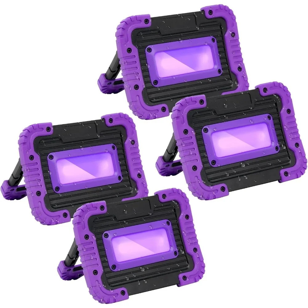 

Rechargeable Black Light, Battery Powered Blacklight, Cordless 395nm UV Black Light for Neon Glow Party,Glow in The Dark, Aquari