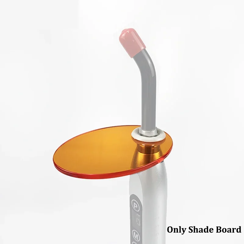 

Стоматологическая полимеризационная лампа, защитная пластина, полимеризационное освещение, фильтр, абажур, доска оранжевого цвета, овальной формы, световой капюшон, эллипс/миллипс