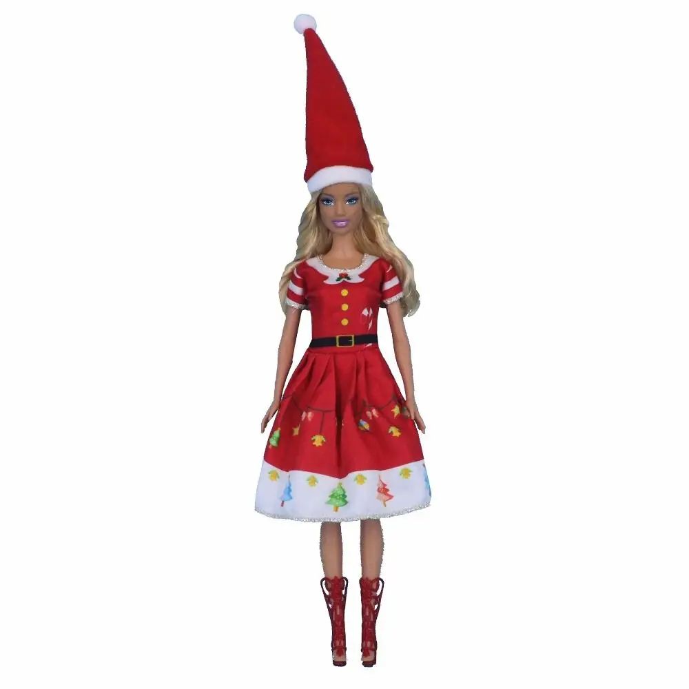 11.8 inch 11.8 inch Poppenkleertjes Kerst Elfs Serie Mooie Pop Kerst Jurk Modieuze 30 cm Kerst Poppenkleertjes