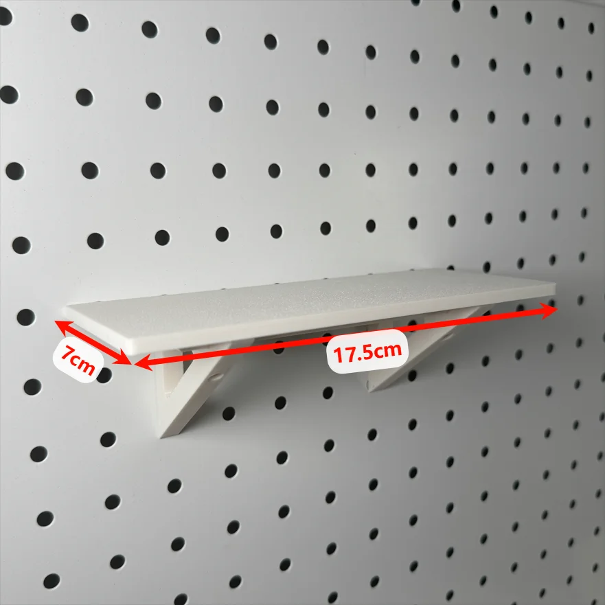 رف تخزين دائري من البلاستيك والمعدن ذو فتحات، حامل عرض ألعاب، دعامة مثلثة، منظم سطح مسطح، حل تخزين منزلي افعلها بنفسك #1