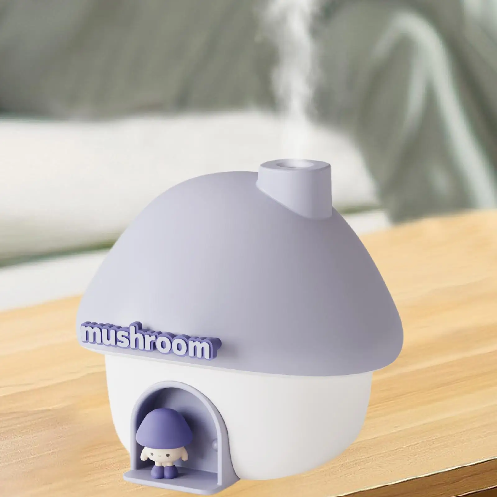 Mushroom House Humidifier Lamp Essential Oil Diffuser for Office Study Room