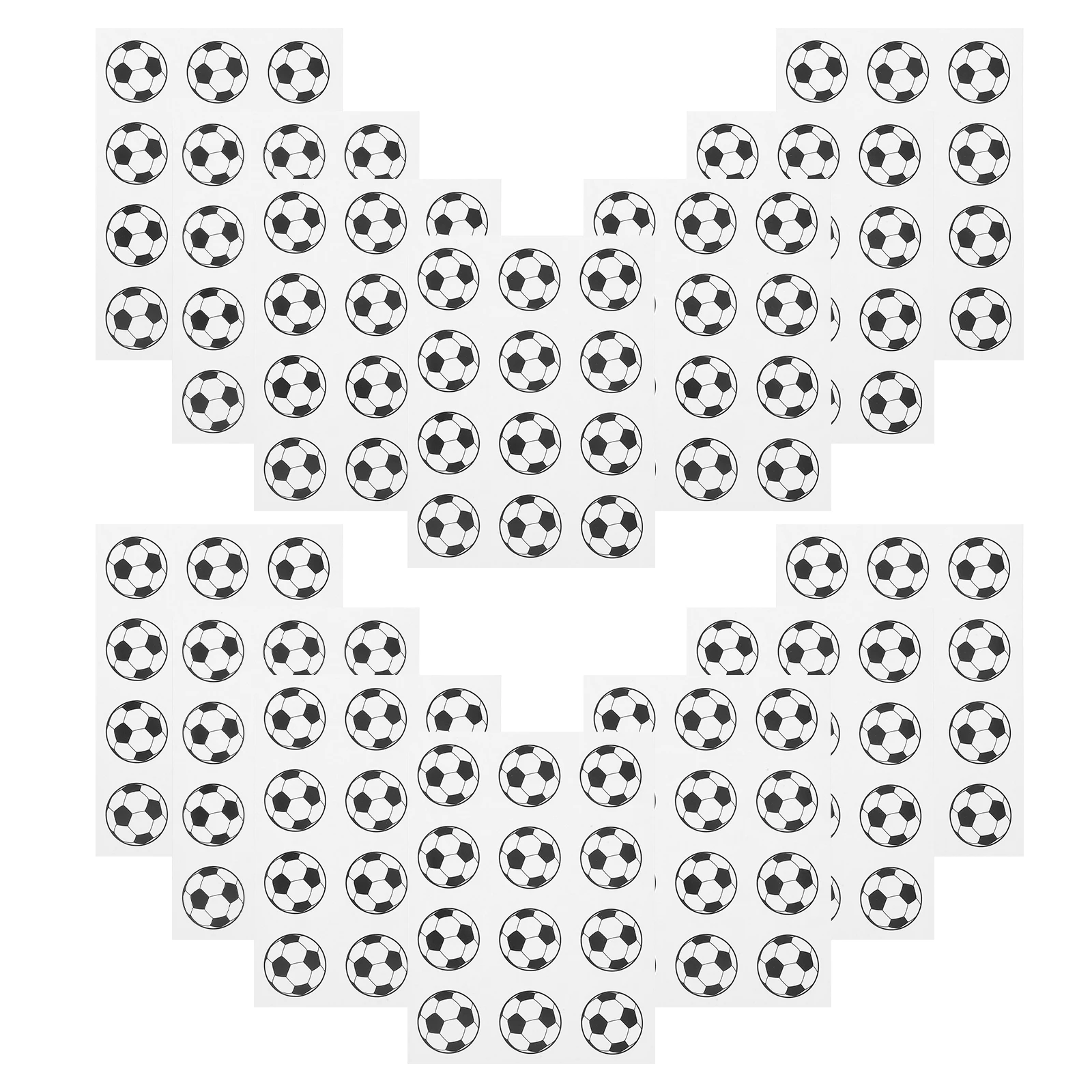 

120 Pcs Party Decorations Soccer Soccer Bulk Theme Ball Labels Craft Supplies Kids Ball Theme Party Stickers Stickers