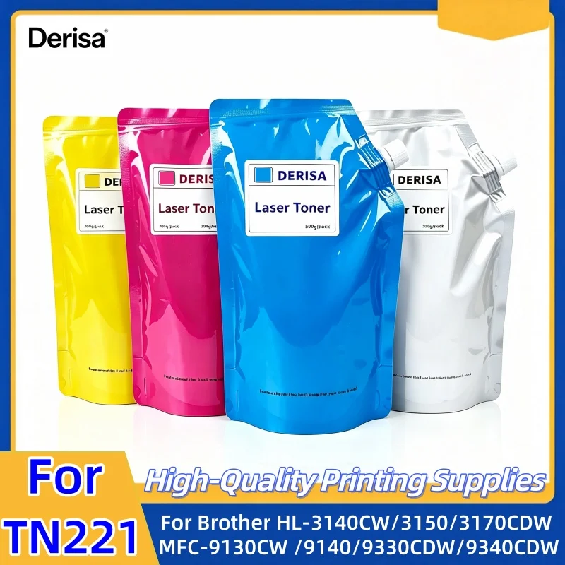 500g/pcak Toner powder TN221 TN281 TN241TN285 TN245 for Brother HL 3140CW 3150 3170CDW MFC9130CW MFC 9140 9330CDW 9340CDW