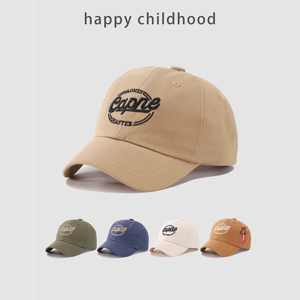 Baby's Baseball Caps Kid's Alphabet Peaked Cap Children's Fashion Sun Hats Boy's Cute Hip Hop Dance Hat