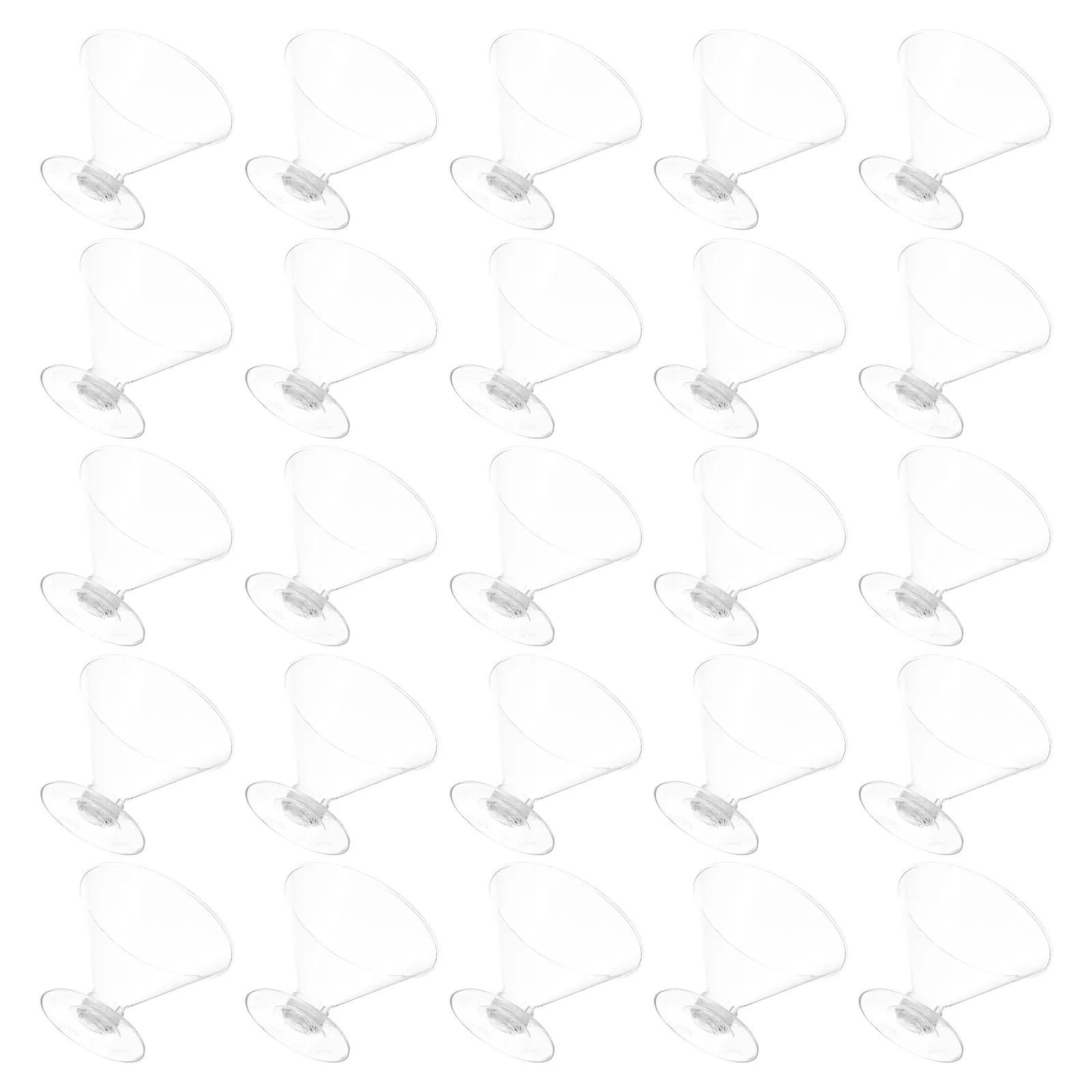 

25Pcs Premium Transparent Dessert Cups Ice Cream Bowls Parfait Cups for Yogurt Pudding Jelly Milkshake Serving Home Cafe