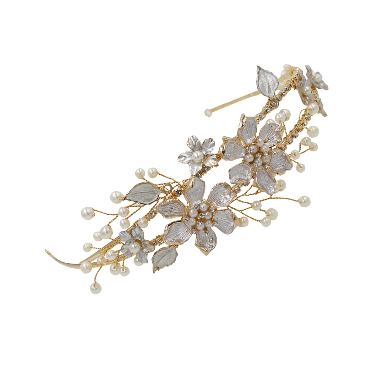 

Elegant Bridal Wedding Hair Accessories Lightweight NonFading Glittering Headband Decorations for Women Fairy Crown