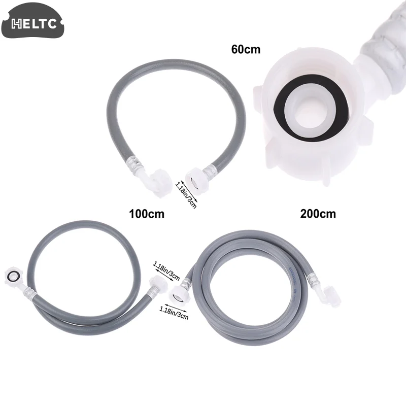 

1PC Washing Machine Dishwasher Inlet Pipe Water Feed Fill Hose With 90 Degree Bend Water Inlet Connection Replacement Water Pipe