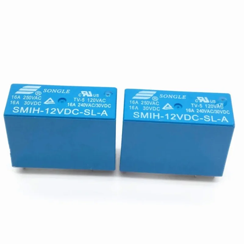 10 pcs/lot Power relay SMIH-05VDC-SL-A SMIH-12VDC-SL-A SMIH-24VDC-SL-A 5V 12V 24V 16A 6PIN A group of normally open