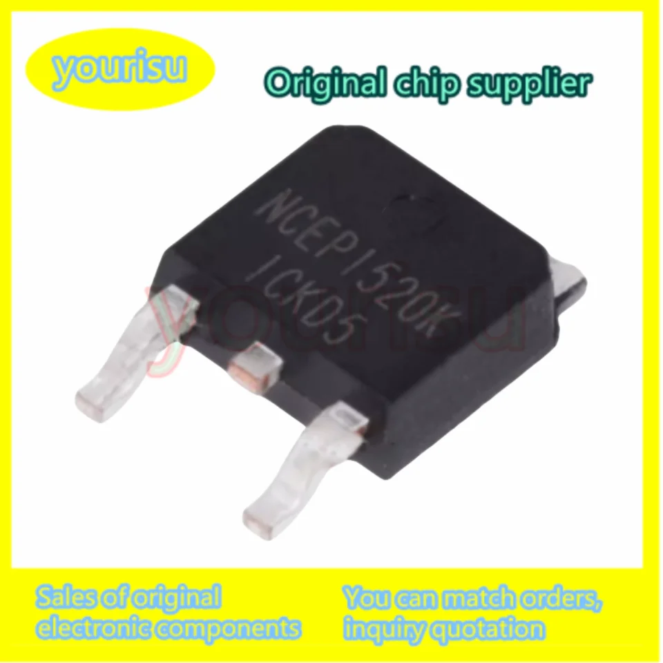 10Pcs/Lot NCEP1520K NCEP1520 TO-252 N-channel 150V 20A field effect transistor (MOSFET)