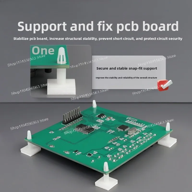 PCB Board Paste Type Isolation Column Fixed Seat Computer Main Board Circuit Board Support Buckle Positioning Card Latch Type