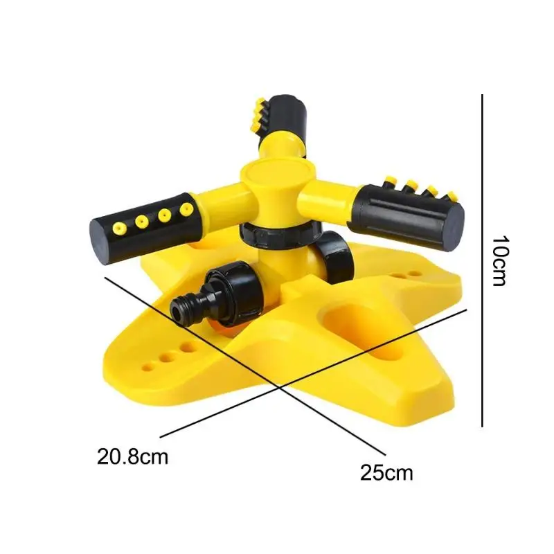 Modernizacja automatycznego zraszacz do trawnika obracającego się systemu nawadnianie trawnika o 360 stopni 2 tryb zraszacz wody 4 dysz narzędzia