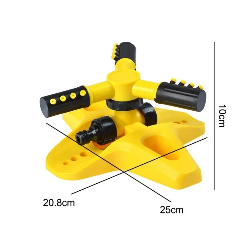 Upgrade Automatic Lawn Sprinkler 360 Degree Rotating Lawn Irrigation System 2 Mode Water Sprinkler 4 Nozzle Yard Garden Supplies