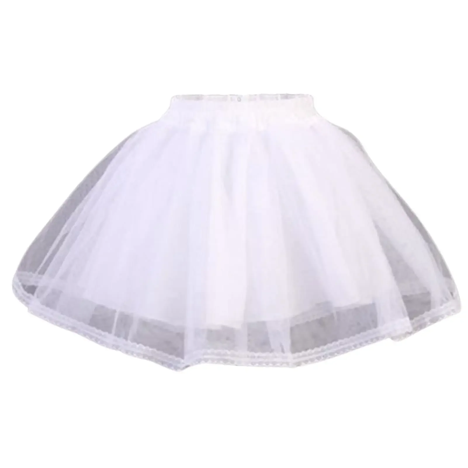 

Women'S Petticoat Hoopless 1 Levels Tutu Crinoline Underskirts Short Length Above Knee Mini Puff Slips Dress 2023