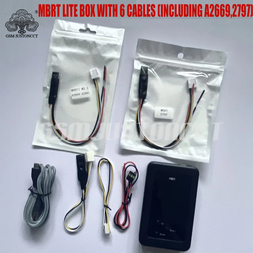 MBRT Dongle with 6 Cables (Including A2669 Cable for MacBook Air M2 (A2681), Air M3 (A3113) A2797 Cable for Air 15