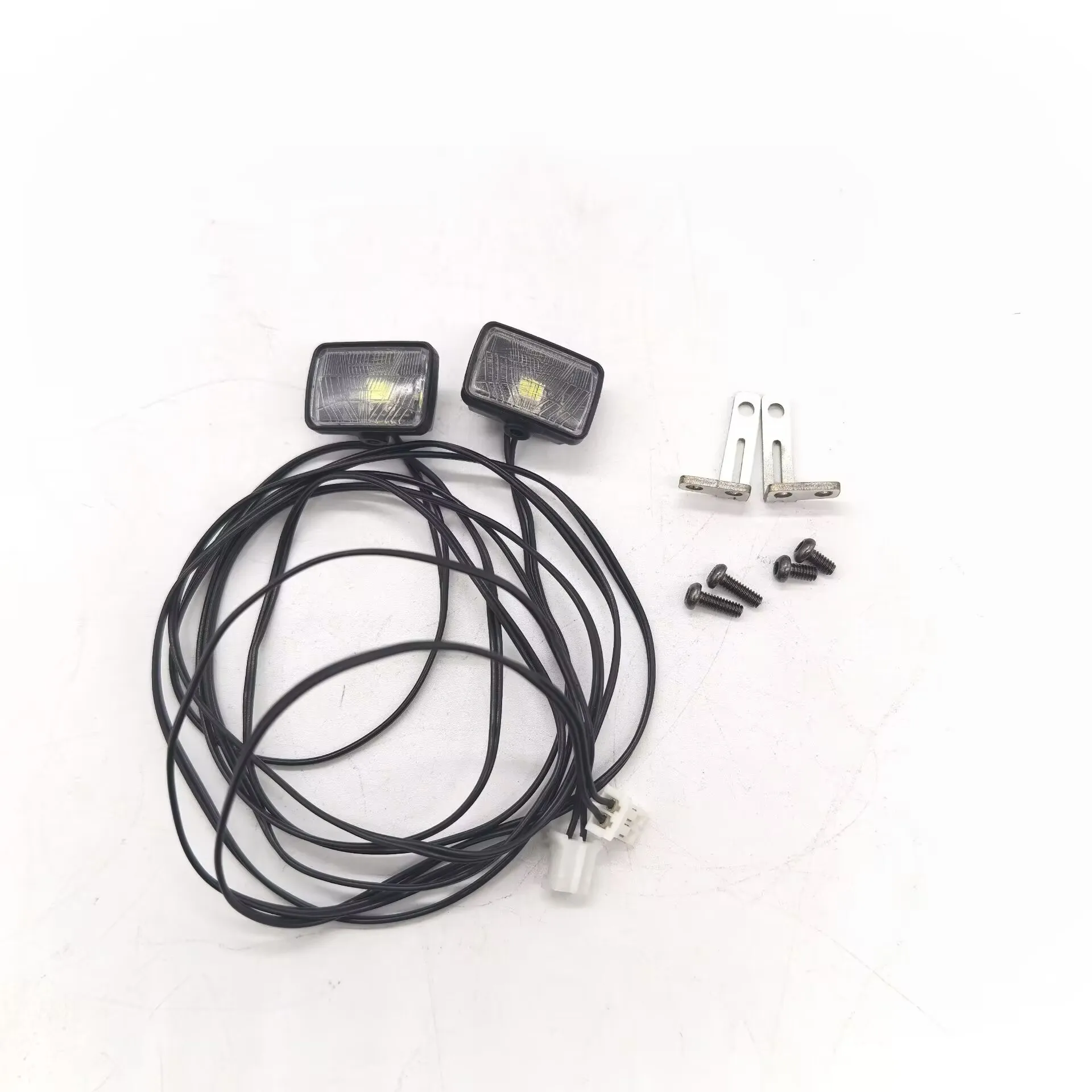 2 PCS RC Toy Excavator Arm Spotlights Model Vehicle Light For Model Car Bulldozer Wheel Loader Tractor RC Lighting DIY Parts