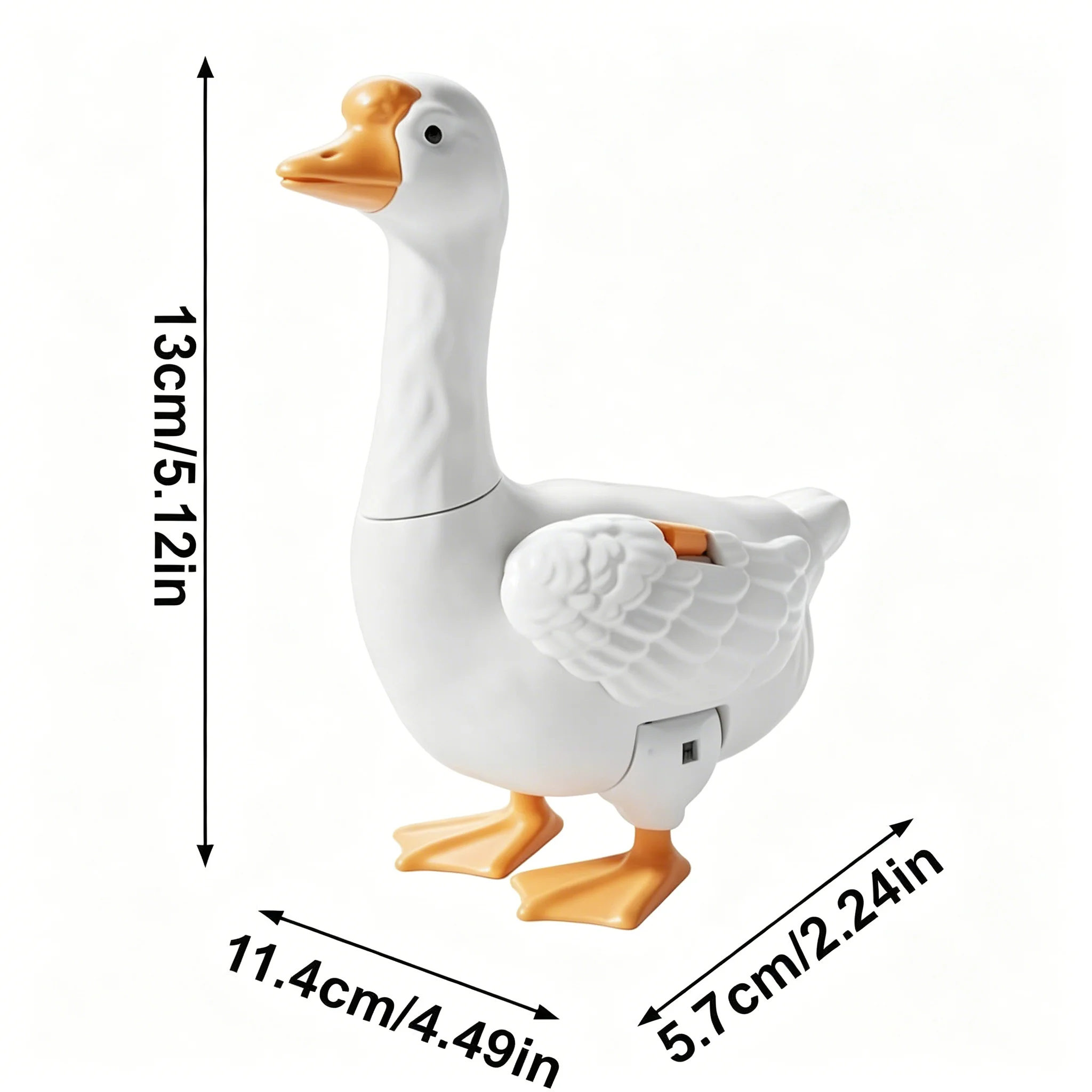 Big White Goose Water Gun Press To Spray Water Creative Water Play Toy Suitable For Children And Adults Cartoon Funny Toy