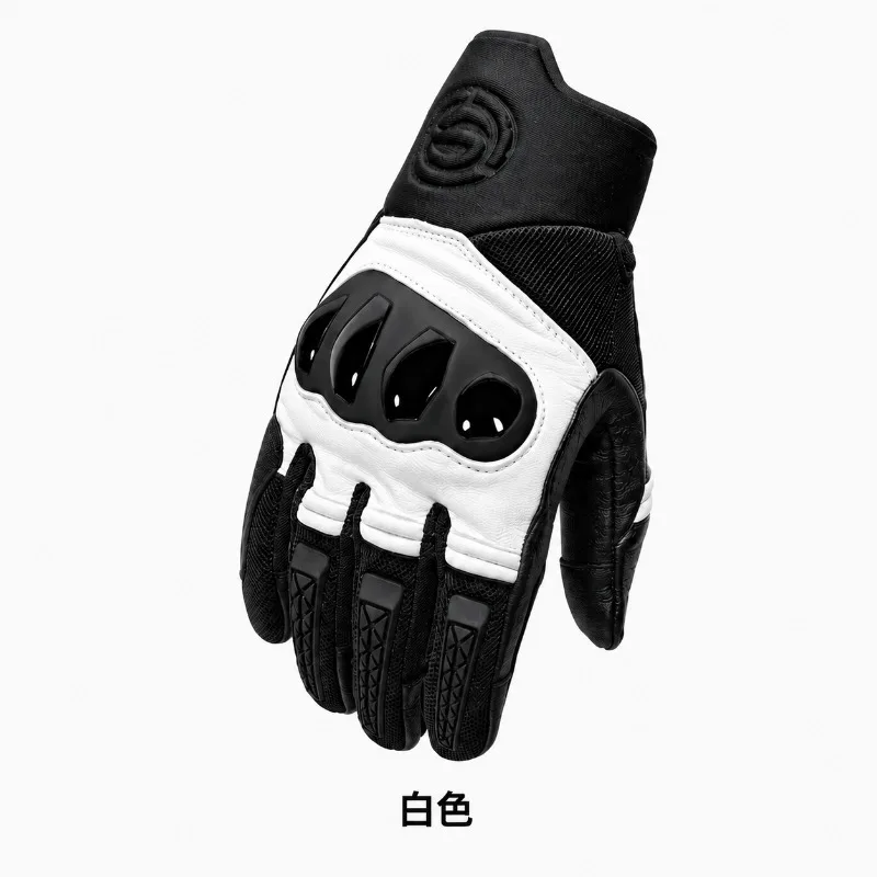 

Summer Motorcycle Gloves for Men Women Breathable Mesh PVC Protective Touchscreen Non-Slip Silicone Palm Anti-Fall Riding Gloves