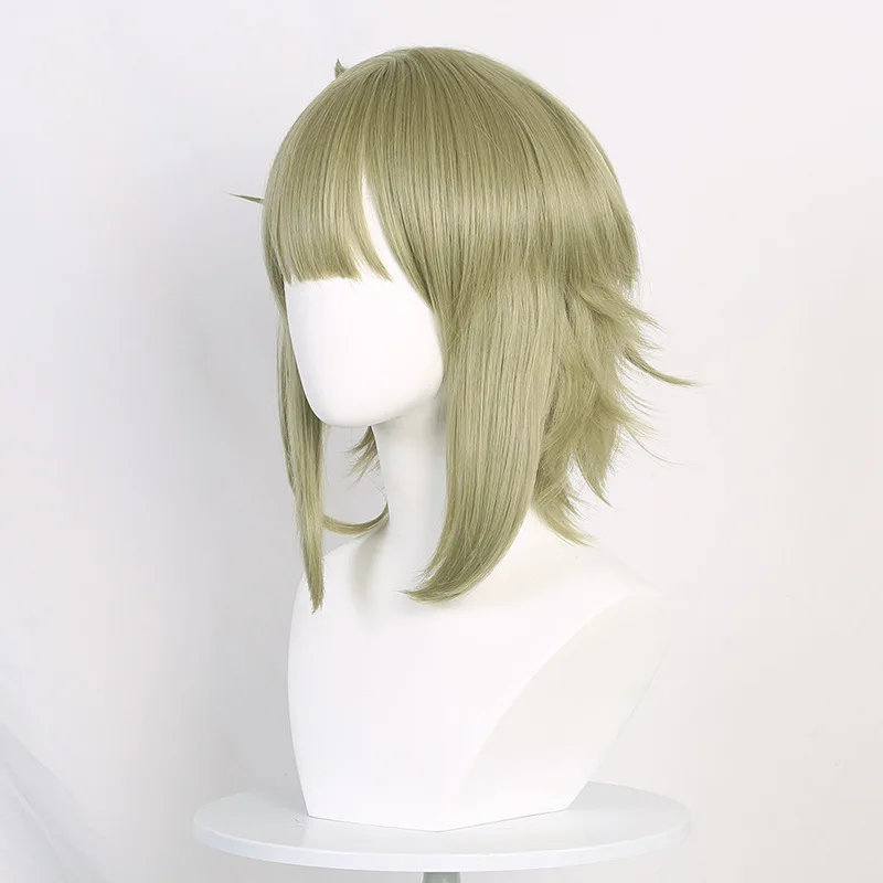 Peruca cosplay de bruxa de mercúrio Ilen Kales especialmente feita cor verde peruca cosplay de anime